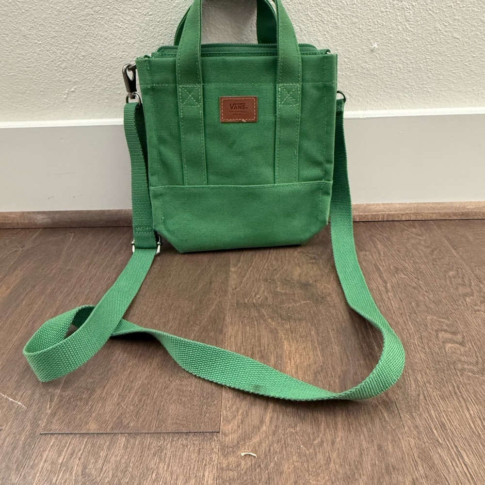 Vans Green Canvas Tote Bag